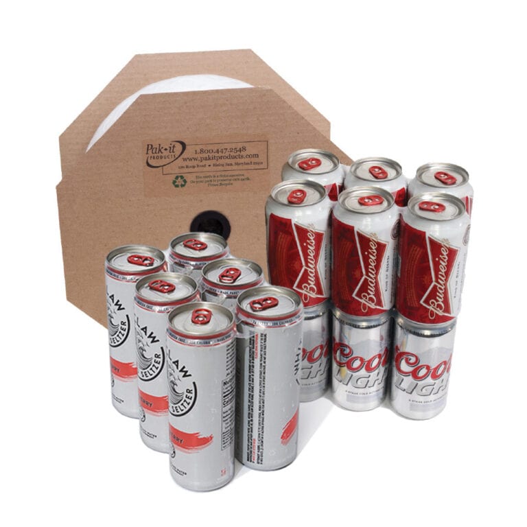 Plastic 6 pack rings for beer cans | Pak-it Products | 1.800.447.2548