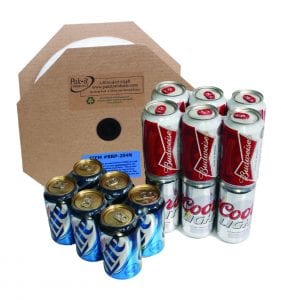 Universal Plastic 6 pack rings for beer cans, Item #BBP-204N