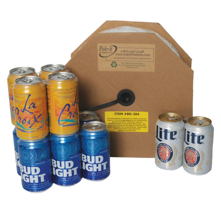 Plastic 6 pack rings for Cans | Wholesale | Pak-it Products