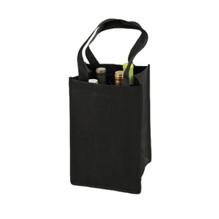 reusable 4 bottle wine tote