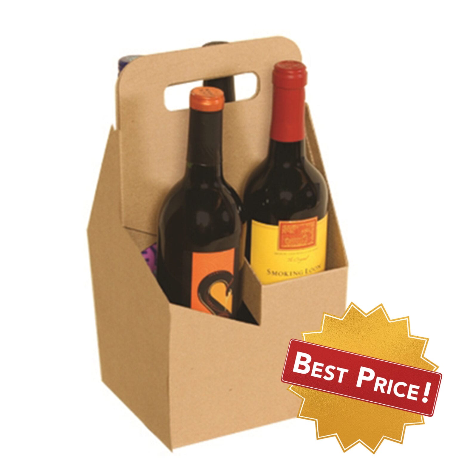 6 Pack Wine Carrier | Wine Bottle Carriers | Pak-it Products