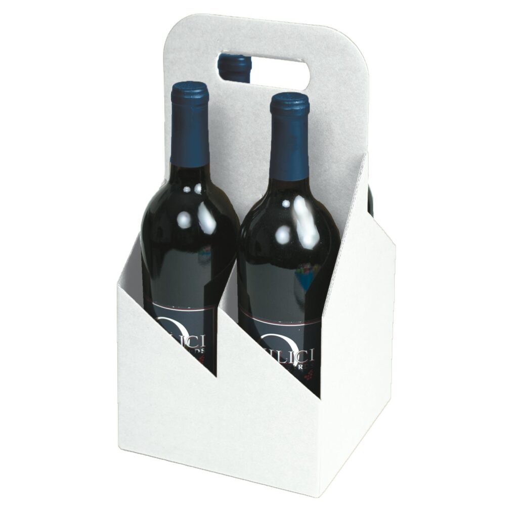 4 Bottle Wine Carrier | Wine Bottle Carriers | Pak-it Products